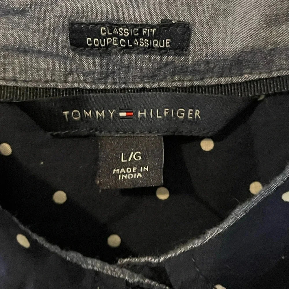 Tommy Hilfiger classic long sleeve shirt Large - Picture 4 of 5